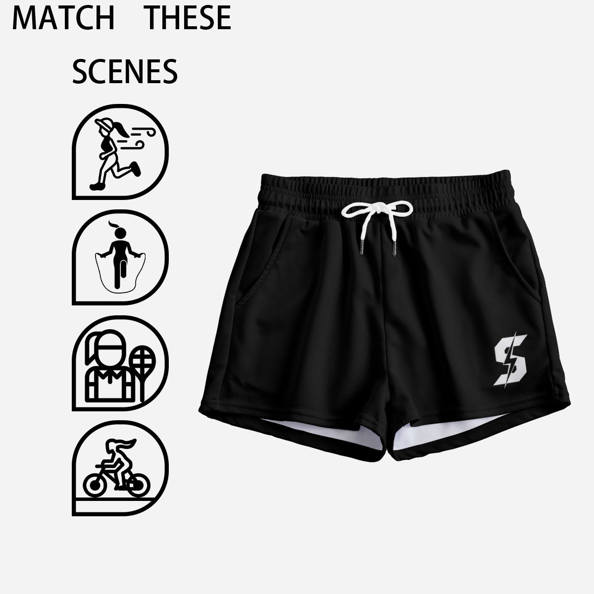 Women's Sprint-Flex Athletic Shorts - FREE SHIPPING