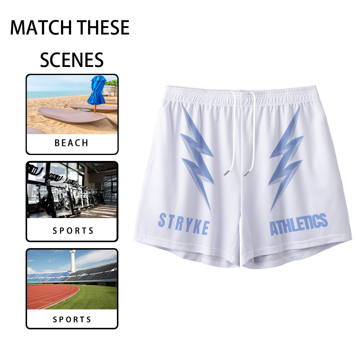 Surge 7 Athletic Shorts - Free Shipping