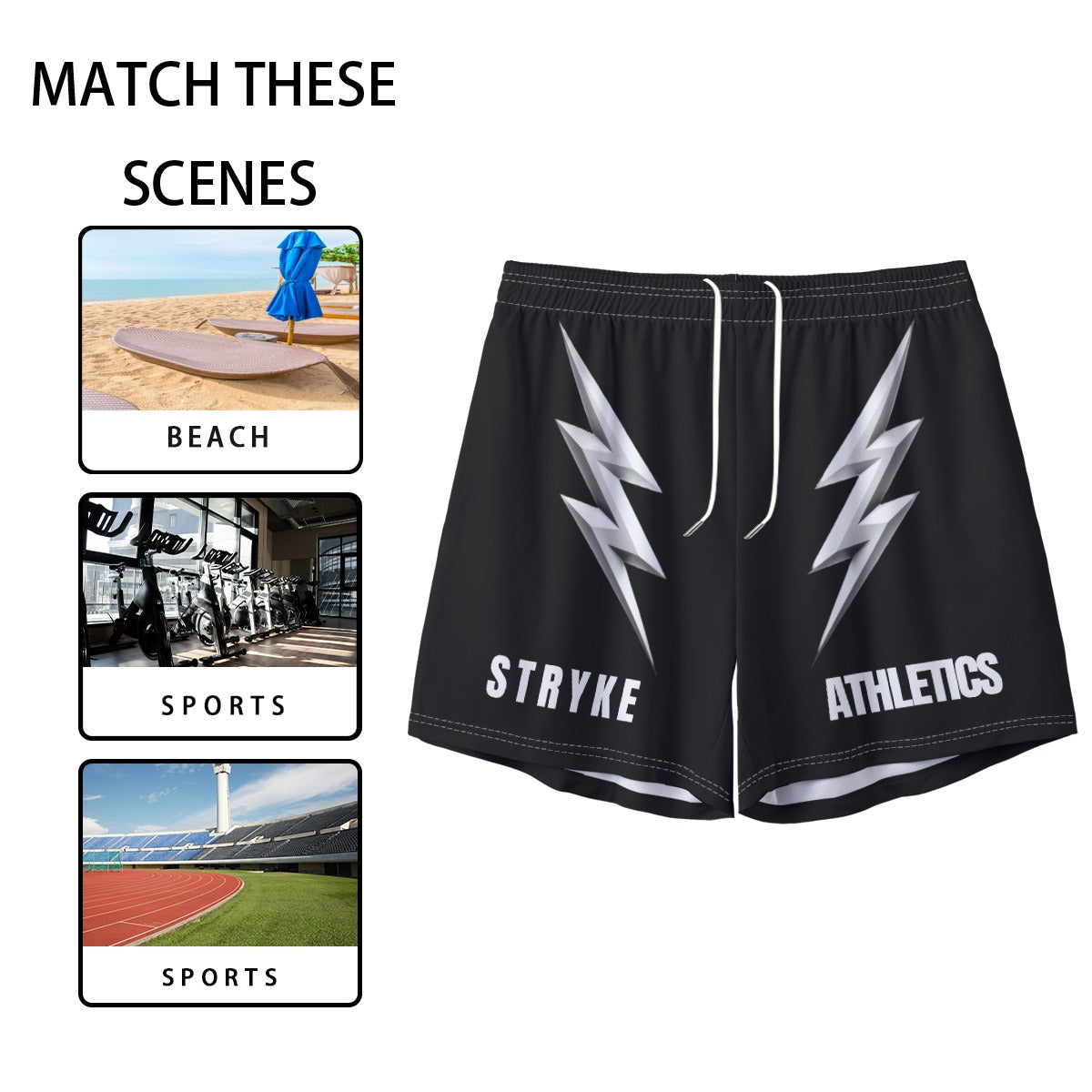Surge 7 Athletic Shorts - Free Shipping