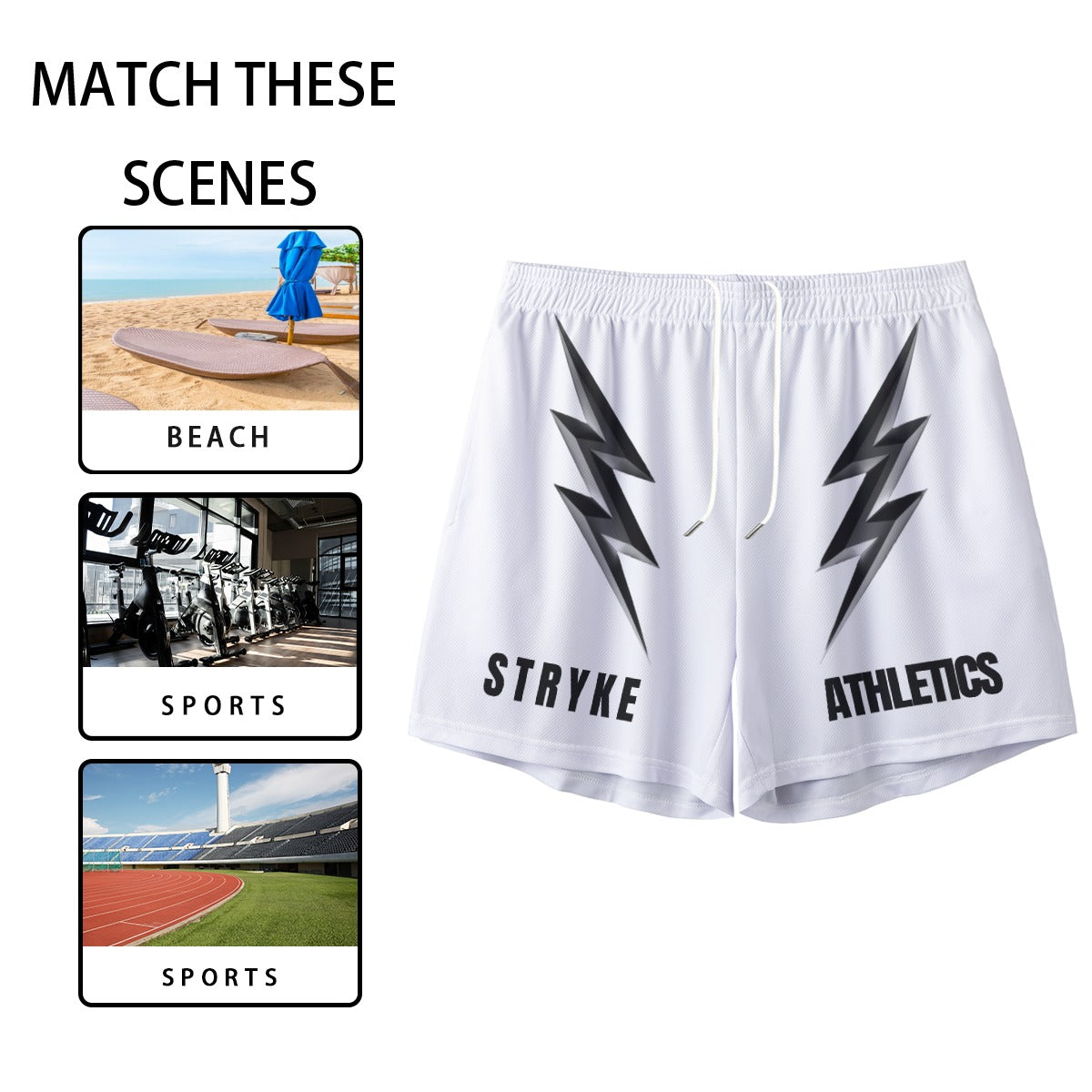 Surge 7 Athletic Shorts - Free Shipping